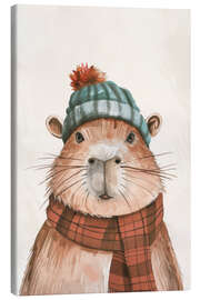 Lienzo Chili Capybara - PetalsPrintsDesign