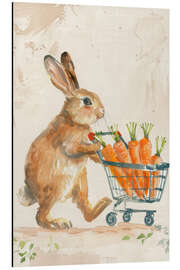 Aluminiumtavla Carrot Connoisseur I - PetalsPrintsDesign