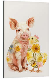 Alubild Florale Freunde