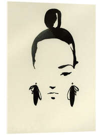 Acrylglasbild Ink Face - Ekaterina Koroleva