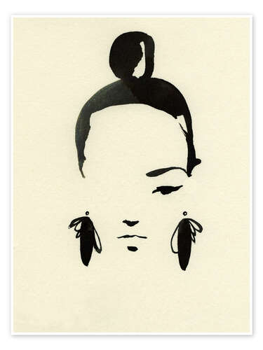 Póster Ink Face