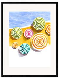 Impression artistique encadrée Holiday Beach