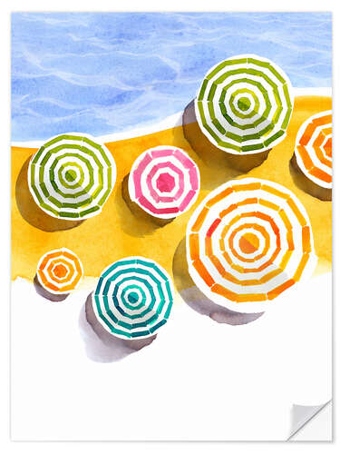 Sticker mural Holiday Beach