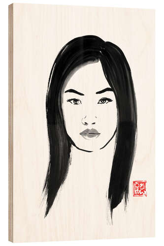 Wood print Anna Sawua