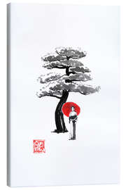 Canvas print Geisha and tree - Péchane