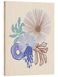 Hout print Coral Reefs