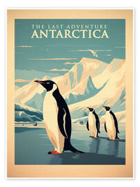 Poster Antarctica - The Last Adventure - Frank Daske