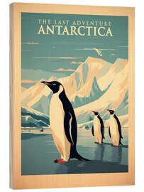 Quadro de madeira Antarctica - The Last Adventure - Frank Daske