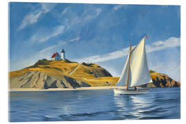 Tableau en verre acrylique Sailing with E. Hopper