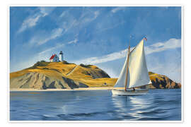 Wandbild Segeln mit E. Hopper - Frank Daske