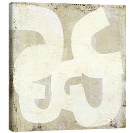 Canvas print Square abstract composition in neutrals