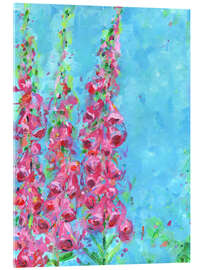 Obraz na szkle akrylowym Foxgloves - Dawn Underwood