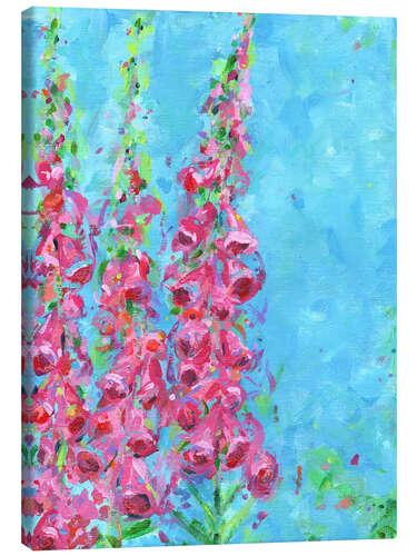 Stampa su tela Foxgloves