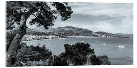 Akrylglastavla Menton on the Côte d'Azur in France