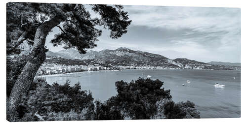 Lerretsbilde Menton on the Côte d'Azur in France