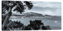 Canvas print Menton on the Côte d'Azur in France