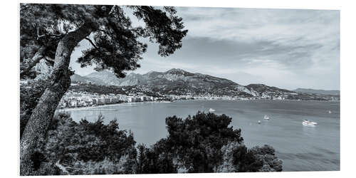 Foam board print Menton on the Côte d'Azur in France