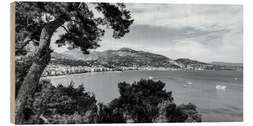 Trätavla Menton on the Côte d'Azur in France
