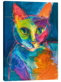 Quadro em tela Whiskered Majesty