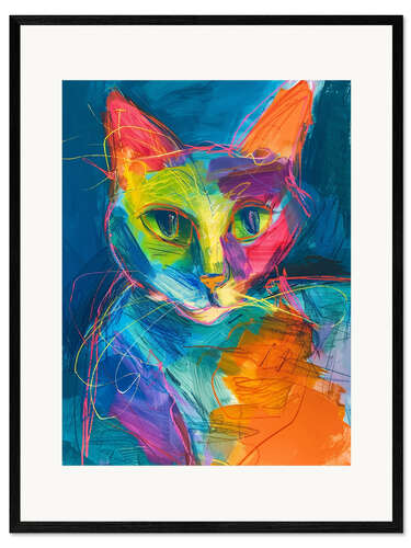 Impresión de arte enmarcada Whiskered Majesty
