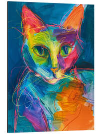 Magnettafel Majestät mit Schnurrhaaren