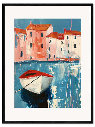 Framed art print Seaside Serenity