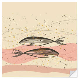 Wall sticker Ebb and Flow
