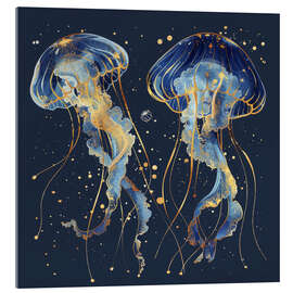 Akrylbilde Dancing Luminescence