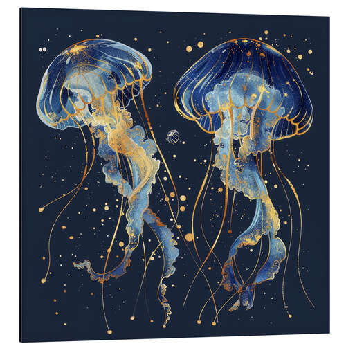 Aluminium print Dancing Luminescence
