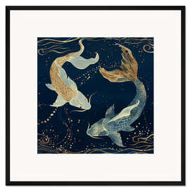 Gerahmter Kunstdruck Gezeiten der Ruhe - DejaReve