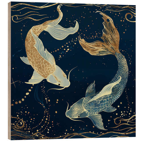 Stampa su legno Tides of Tranquility