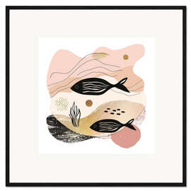 Framed art print Serene Swimmers