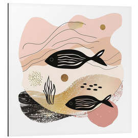 Magnettafel Gelassene Schwimmer