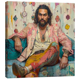 Stampa su tela Portrait of Jason Momoa