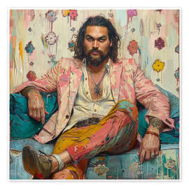 Poster Portrait von Jason Momoa