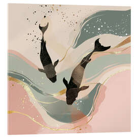 Acrylic print Glimmering Pair