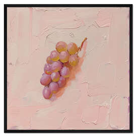 Gerahmter Kunstdruck Schönheit der Weintraube