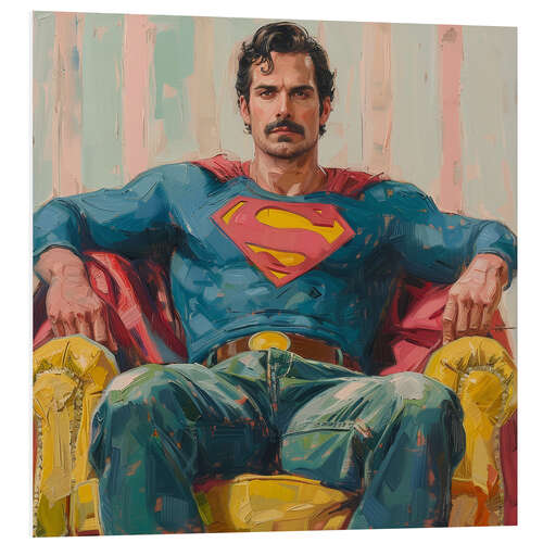 Tableau en PVC Portrait of Superman