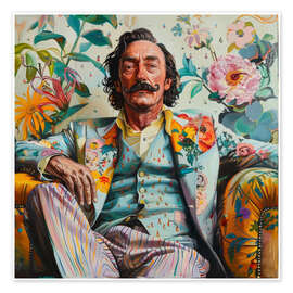 Póster Portrait of Salvador Dali