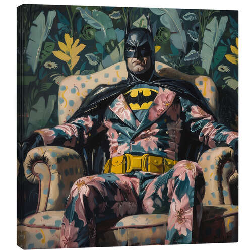 Lienzo Vintage portrait of Batman