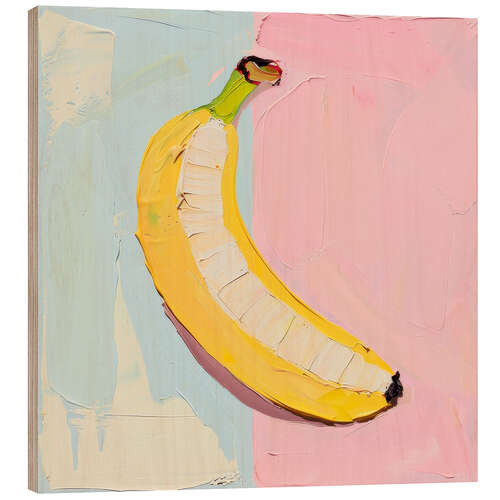 Cuadro de madera Yellow Delight