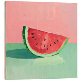 Tableau en bois Slice of Summer