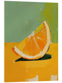 Tableau en verre acrylique Orange Glow - DejaReve