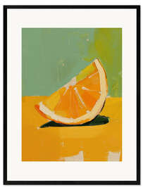 Gerahmter Kunstdruck Orange Glow