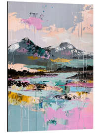 Tableau en aluminium Peaks of Tranquility