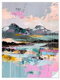 Wandsticker Peaks of Tranquility