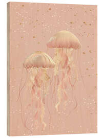Obraz na drewnie Floating Elegance - DejaReve