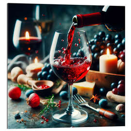 Gallery print Pour a glass of wine