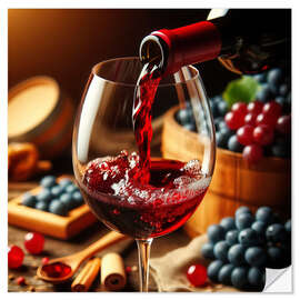 Sisustustarra Elegant wine glass - nobelart