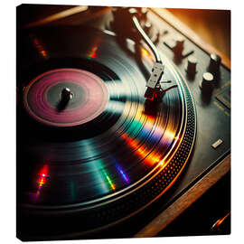 Canvas-taulu Turntable in motion
